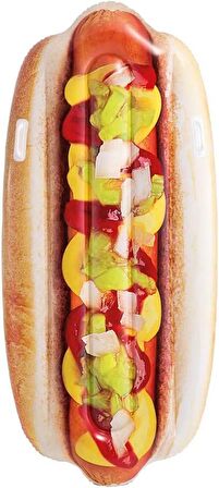 Intex 180 cm Hot Dog Şişme Deniz Yatağı