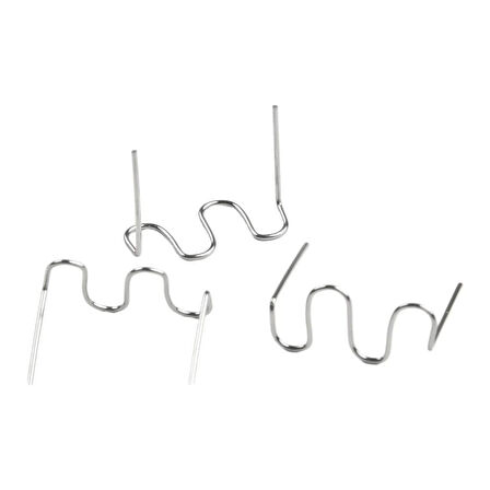 Schulzz 100 Adet 0.8mm Tampon Plastik Parça Tamir İçin Zımba Teli