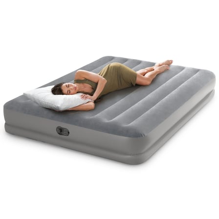 Intex USB Pompalı 30 cm Queen Prestij Orta Yükseklikte Şişme Yatak 203x152x30Cm