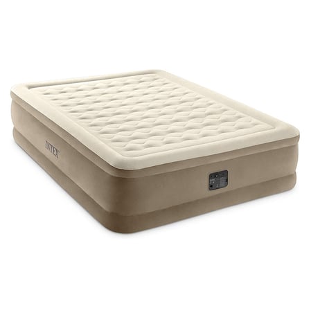 Intex Çift Kişilik Elektrikli Lüks Şişme Yatak - Queen Ultra Plush (152x203x46cm)