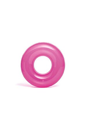 Intex Şeffaf Baskılı Jumbo Simit 76 Cm Pembe