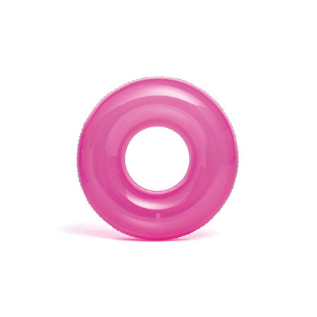 Çocuk Yüzme Simidi - Intex - Şeffaf Jumbo - Mor - 76 cm (59260)