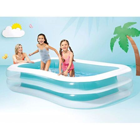Intex 56483 Şeffat Aile Havuzu 262x175x56 Cm.