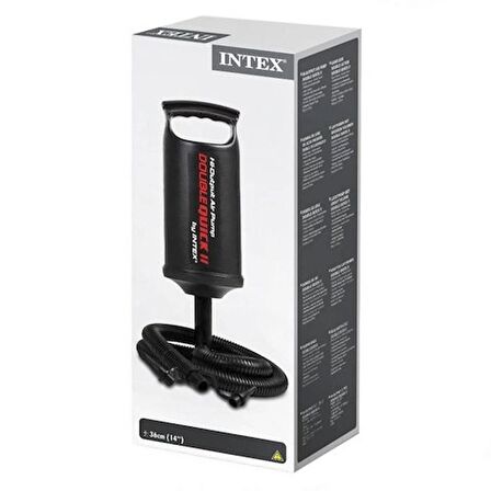 INTEX 68614 DOUBLE QUİCK ÇİFT FONKSİYONLU (DUAL-WAY) EL POMPASI - 36 Cm