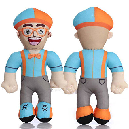 Blippi Gözlüklü Sakalsız Premium İthal Peluş Oyuncak 30 CM