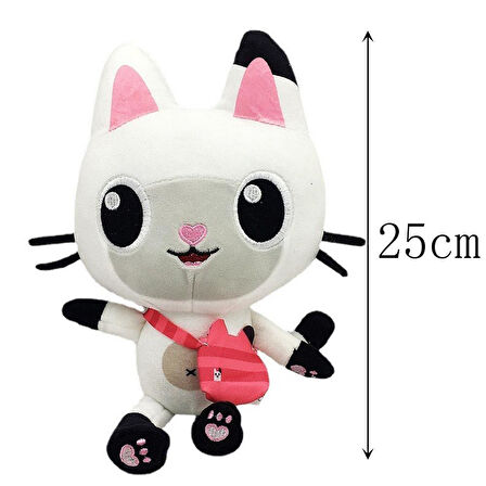 Gabby's Dollhouse Pandy Paws İthal Oyuncak Peluş 25 CM