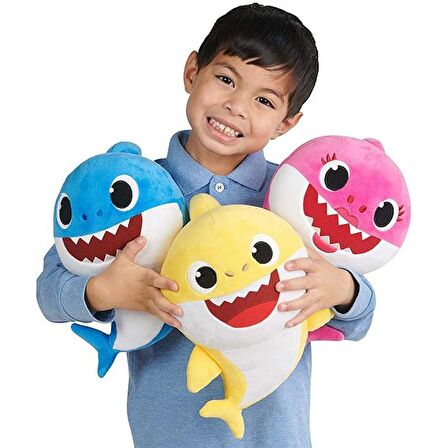 Baby Shark Daddy Shark İthal Müzikli Oyuncak Peluş 30 CM