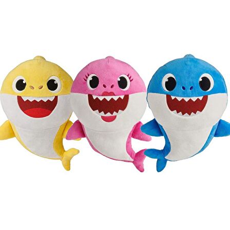 Baby Shark Daddy Shark İthal Müzikli Oyuncak Peluş 30 CM