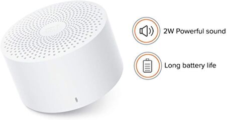 Xiaomi Mi Compact Mini Beyaz Bluetooth Hoparlör 2