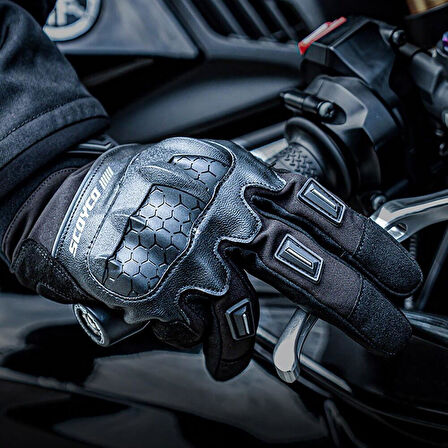 SCOYCO MC192WP SİYAH KIŞLIK MOTOSİKLET ELDİVENİ