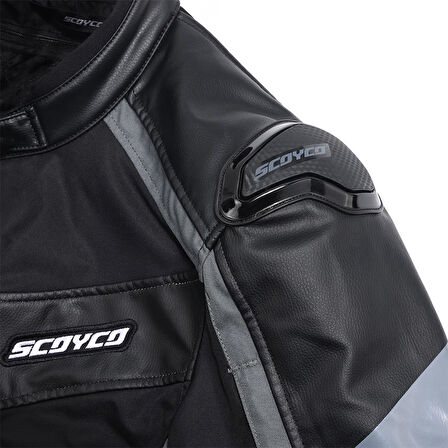 SCOYCO JK152 4 MEVSİM KORUMALI GRİ MOTOSİKLET MONT
