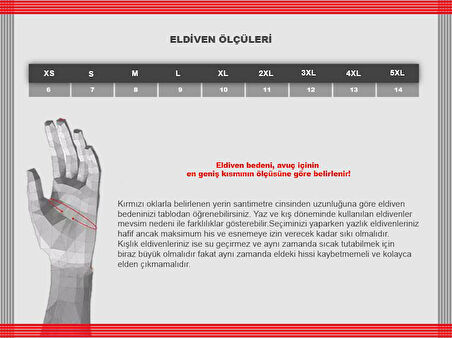 SCOYCO MC148 KORUMALI MOTOSİKLET ELDİVENİ KIRMIZI