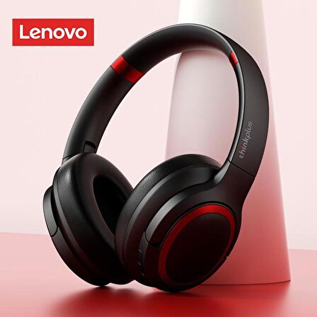 Lenovo Thinkplus TH40 Kablosuz Bluetooth Kulaküstü Kulaklık Siyah