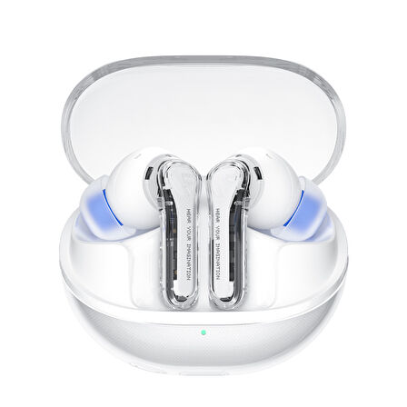 Soundpeats Clear ENC TWS Bluetooth 5.3 Kulak içi Kablosuz Kulaklık Beyaz