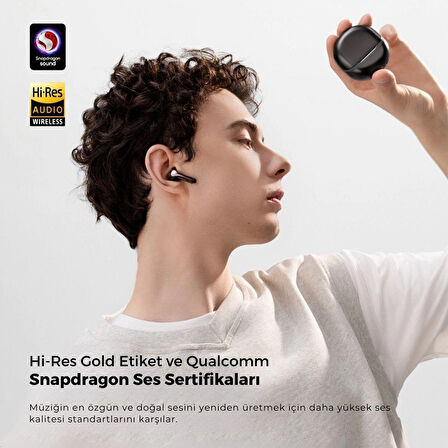 Soundpeats Air 5 TWS Bluetooth 5.4 Kablosuz Kulaklık - Hibrit ANC - Hi-Res ve Snapdragon Sound (Resmi Distribütör Garantili)