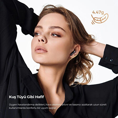 Soundpeats Air 5 Lite TWS Bluetooth 5.4 Kablosuz Kulaklık - Hi-Res LDAC (Resmi Distribütör Garantili)