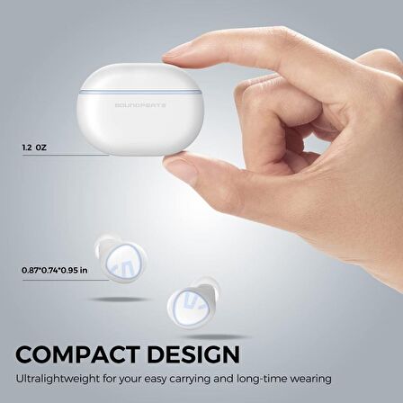Soundpeats Mini TWS Bluetooth 5.2 Kulak İçi Kulaklık Beyaz