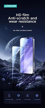 Joyroom JR-PF012 İphone 11 Pro Max 9H Temperli HD Ekran Koruyucu