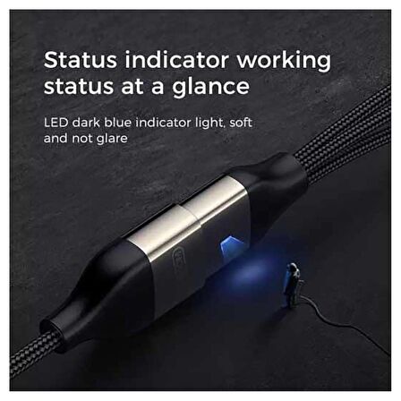 Joyroom S-M411 Type-C Hızlı Şarj Kablosu Uzatılabilir 3.0 A 1.5m