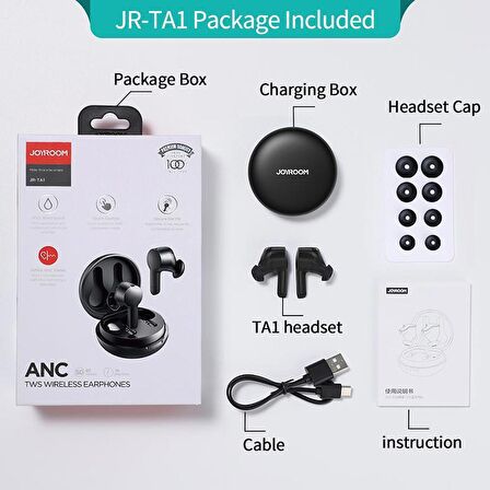 Joyroom JR-TA1 TWS Kablosuz Kulaklık Bluetooth 5.0 ANC