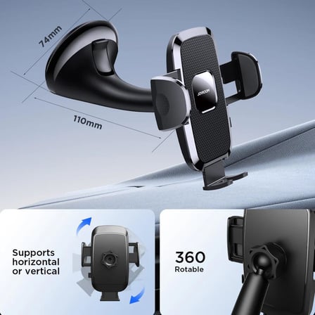 Joyroom JR-ZS259 Mekanik Araç İçi Telefon Tutucu Siyah