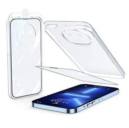 Joyroom İphone 12pro Max 2 Adet Hd Kurulum Aparatlı Cam Ekran Koruyucu