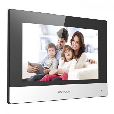 Hikvision DS-KH6320-WTE1 7" Dokunmatik Ekran Ip İç Ünite Görüntülü Diafon