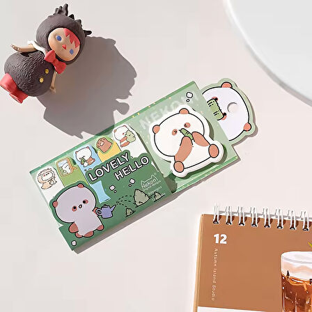 Sevimli Panda Yapışkan Not Seti • Index Sticker (GGK-ZE001)