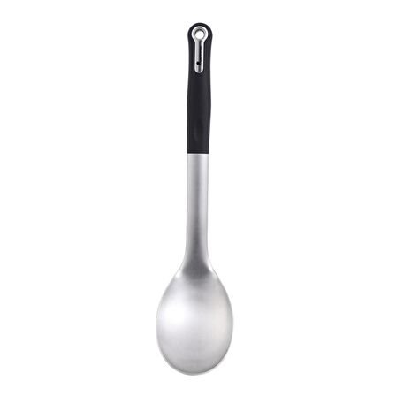 MasterPro 4857 Foodies Collection serisi Paslanmaz Çelik Yemek Yapma Kaşığı,32,7x7,1x5 cm,PBT materyal