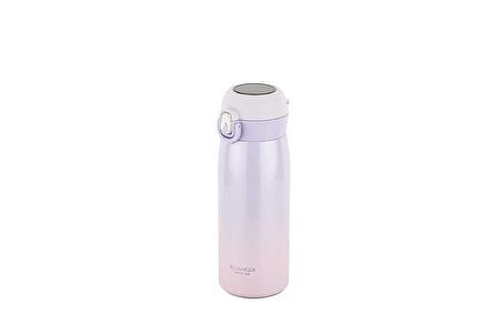 TANTİTONİ OKADI MOR PASLANMAZ ÇELİK ISI GÖSTERGELİ TERMOS 400ML