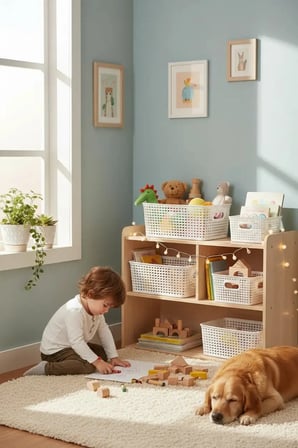 Delikli Kare Sepet Küçük – Çok Amaçlı Düzenleyici ve Nefes Alabilen Saklama Kutusu 21.8 Cm
