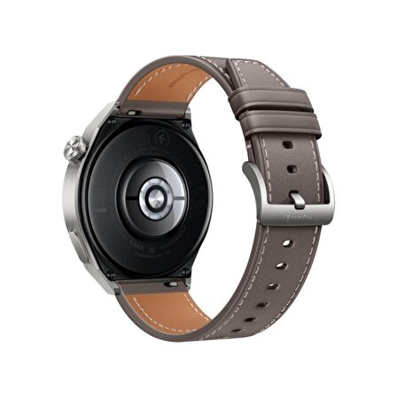 Huawei Watch Gt3 Pro 46MM Titanyum Kasa - Gri Deri