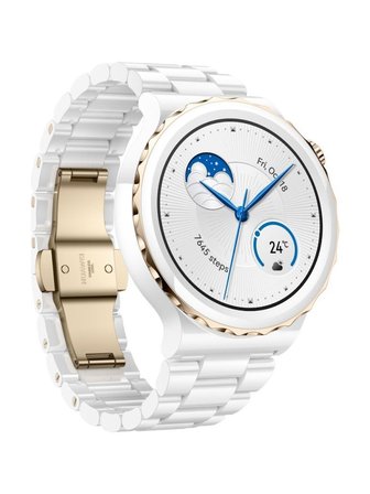 Huaweı Watch Gt3 Pro 43mm (SERAMİK KASA - BEYAZ SERAMİK KAYIŞ) - Teşhir
