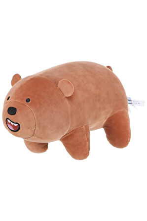 We Bare Bears Lisanslı Peluş Oyuncak - Boz Ayı 38Cm