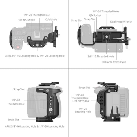SmallRig 5656 Canon EOS C50  için  Kafes