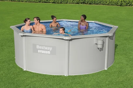 Bestway Prefabrik Havuz Hydrium Çelik Duvarlı Prefabrik Yer Üstü Havuz Seti 3,66 m x 1,22 m 56574
