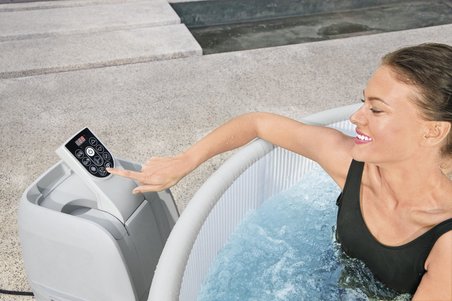 Lay-Z-Spa 60027 Vancouver AirJet Plus  Şişme Spa Havuzu,  Mobil Uygulama Kontrollü, 3-5 kişilik