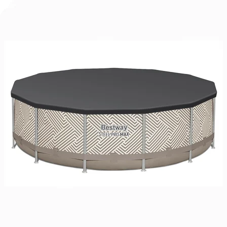 Bestway Prefabrik Havuz Steel Pro MAX  Prefabrik Yer Üstü Çember Havuz Seti 3,96 m x 1,07 m Gölgelikli 561FY