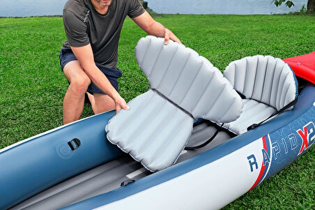 Bestway Hydro Force Lite-Rapid X2 Inflatable Kayak Şişme Kano Steel Blue