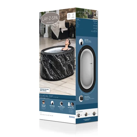 Lay-Z-Spa 6002Q Glacial Dip Soğuk Terapi Buz Banyosu Küveti, 2 Kişilik