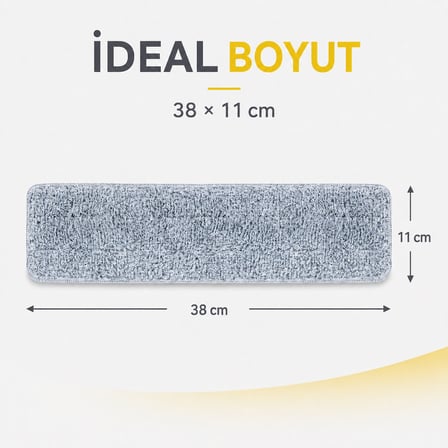 Vusign Paspas Bezi, Gri 38x11 cm