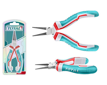 TOTAL ELEKTRONİKÇİ TİP YUVARLAK UÇLU KARGA BURUN 115MM THTMN656