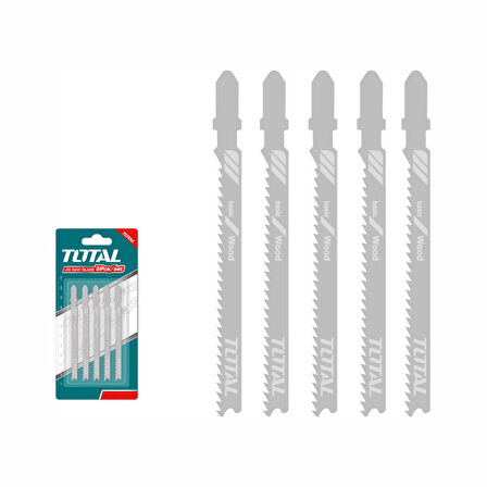 Total Dekupaj Testere Metal Kesme Bıçağı 5 li Set TAC51118A