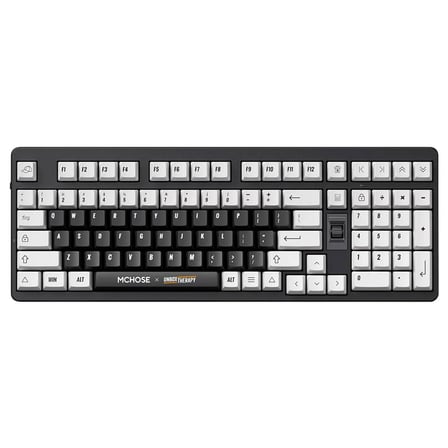 MCHOSE x Unbox Therapy UT98 Classic Therapy %98 Silent Peach V3 Switch Hotswap RGB Kablosuz İngilizce Mekanik Gaming Klavye (HW-UT98-2)