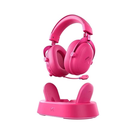 MCHOSE V9 Turbo+ Berry Red 7.1 Surround Kablosuz Gaming Kulaklık (HW-V9-12)