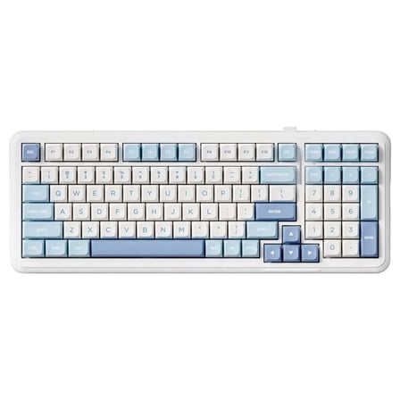 MCHOSE K99 V3 Sky Blue %98 Icy Creamsicle Switch 8K Hz Hotswap RGB Kablosuz İngilizce Mekanik Gaming Klavye (HW-K99V3-2)