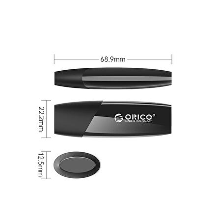 ORICO USB 2.0 4GB Flash Bellek Siyah