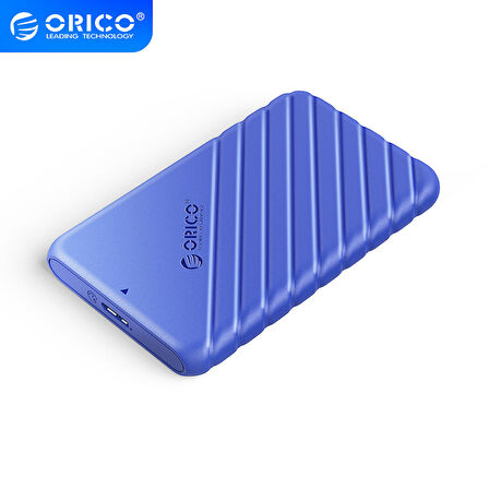 Orico USB3.0 2.5 inç Hdd 6TB Ssd Harici Slim Harddisk Kutusu, 25PW1-U3-BL, Mavi