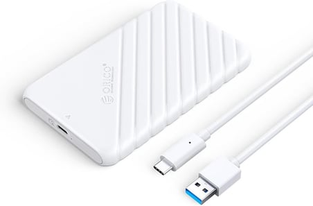 Orıco Type-C 6gbps Usb3.1 Gen1 2.5” Inch Sata SSD Hard Disk Kutusu Beyaz - Outlet