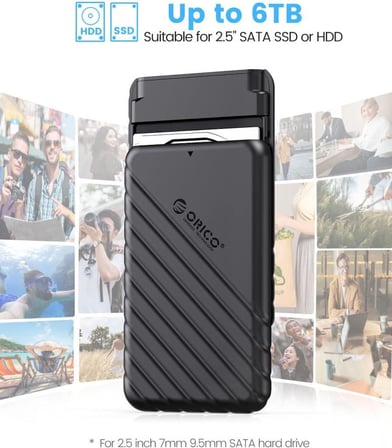 Orico 25PW1-C3-BK Type-C 2.5" Harddisk Kutusu - Outlet